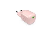 Puhelin - Adapterit & Laturit - Puro MiniPro 20W USB-C Wall Charger – GAN Technology - Rose - PUFCMTCUSBC20WGROSE