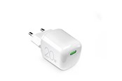 Puhelin - Adapterit & Laturit - Puro MiniPro 20W USB-C Wall Charger – GAN Technology - White - PUFCMTCUSBC20WGWHI