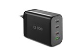 Puhelin - Adapterit & Laturit - SBS 200 Watt GaN charging station - Black - TECHGSTUSB3C200W