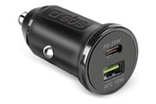 Puhelin - Adapterit & Laturit - SBS 25W car charger - Ultra-fast charging with Power Delivery (PD) - Black - TECRPD25W