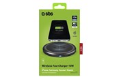 Puhelin - Adapterit & Laturit - SBS 10W Wireless Charging Base - Black - TEWIRELESSUF10W