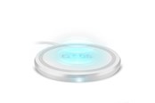 Puhelin - Adapterit & Laturit - SBS Wireless 15W Qi Charger Pad - White - TEWIRELESSUF15W