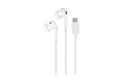 Kuulokkeet - Puro Stereo Earbuds "Filo Pro" with USB-C Connector - PUIPHF31USBCWHI