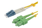 Verkkokaapelit - Deltaco patch cable - 0.5 m - yellow - Keltainen - 0.5m - LCSC-05-DUA
