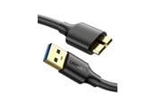 USB kaapelit - UGREEN US130 10841 USB-A 3.0 - micro USB-B cable 1m - black - 10841