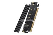 Kovalevyt - lisätarvikkeet - UGREEN - storage enclosure - M.2 Card - PCIe 4.0 x16 - 30715