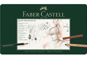 Kirjoitus- ja piirustustarvikkeet - Faber-Castell Set Pitt Monochrome tin of 33 - 112977