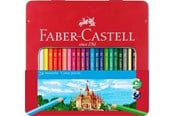Kirjoitus- ja piirustustarvikkeet - Faber-Castell Colour pencils hexagonal tin 24x window - 115824