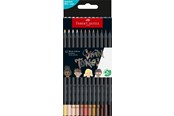 Kirjoitus- ja piirustustarvikkeet - Faber-Castell Colour Pencils Black E. skin tones 12x - 116414