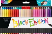 Kirjoitus- ja piirustustarvikkeet - Faber-Castell Felt-tip pen Black Edition set 50x - 116454
