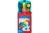 Kirjoitus- ja piirustustarvikkeet - Faber-Castell Connector paint box 12 colours turquoise - 125003