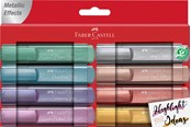 Kirjoitus- ja piirustustarvikkeet - Faber-Castell Highlighter TL 46 Metallic wallet of 8 - 154689