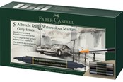 Kirjoitus- ja piirustustarvikkeet - Faber-Castell Watercolour marker A.Dürer 5ct wallet gr - 160306