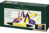Kirjoitus- ja piirustustarvikkeet - Faber-Castell India ink PAP Dual Marker 5x fashion - 162006