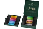 Kirjoitus- ja piirustustarvikkeet - Faber-Castell India ink PAP Dual Marker wallet of 20 - 162020