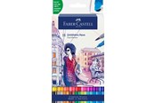 Kirjoitus- ja piirustustarvikkeet - Faber-Castell Gofa Aqua Dual Marker wallet of 18 - 164618