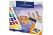 Kirjoitus- ja piirustustarvikkeet - Faber-Castell Watercolours in pans 48ct set - 169748