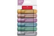 Kirjoitus- ja piirustustarvikkeet - Faber-Castell Highlighter TL 46 Metallic wallet of 6 - 254676