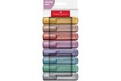 Kirjoitus- ja piirustustarvikkeet - Faber-Castell Highlighter TL 46 Metallic wallet of 8 - 254678