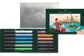 Kirjoitus- ja piirustustarvikkeet - Faber-Castell India ink Pitt Artist Pen set New York - 267135