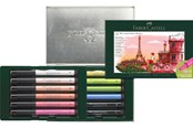 Kirjoitus- ja piirustustarvikkeet - Faber-Castell India ink Pitt Artist Pen set Paris - 267136