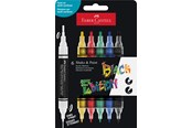 Kirjoitus- ja piirustustarvikkeet - Faber-Castell Black Edition Shake&Paint 6x Basic - 285507