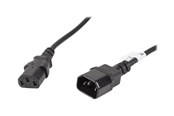 Sisäiset virtakaapelit - Lanberg - power cable - power IEC 60320 C13 to IEC 60320 C14 - 5 m - CA-C13E-11CC-0050-BK