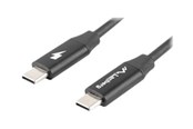 USB kaapelit - Lanberg - USB-C cable - 24 pin USB-C to 24 pin USB-C - 50 cm - CA-CMCM-40CU-0005-BK