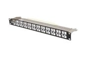 Lisätarvikkeet - Lanberg patch panel (blank) - 1U - 19" - FTP for keystone modules - PPKS-1248-B