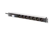 Virtakaapelit (ulkoinen) - DIGITUS - power strip - aluminum with circuit breaker - 4000 Wh - DN-95439