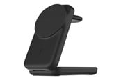 Puhelin - Adapterit & Laturit - Belkin UltraCharge wireless charging stand - 3-in-1 magnetic foldable with Qi2 - + AC power adapter - 25 Watt - MFI Certified - WIZ036KQBK