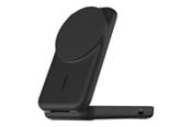 Puhelin - Adapterit & Laturit - Belkin UltraCharge wireless charging stand - 2-in-1 Qi2 magnetic foldable - + AC power adapter - 24 pin USB-C - 25 Watt - WIZ038KQBK