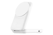 Puhelin - Adapterit & Laturit - Belkin UltraCharge wireless charging stand - 2-in-1 Qi2 magnetic foldable - + AC power adapter - 24 pin USB-C - 25 Watt - WIZ038KQWH