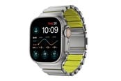 Smartwatch - Lisävarusteet - Nomad Stratos Band - 49mm | Natural Titanium | Volt FKM - NM011147858