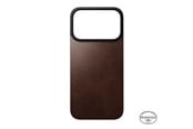 Puhelin - Kannet ja kotelot - Nomad - Magnetic Leather Back - iPhone 17 Pro | Rustic Brown | Horween | MagSafe - NM014407858