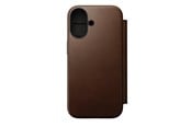 Puhelin - Kannet ja kotelot - Nomad - Modern Leather Folio - iPhone 17 | Brown | Leather - NM014209858