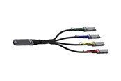 Verkkokaapelit - NVIDIA LinkX 800GBase-CU to 200GBase-CU direct attach splitter cable - 1.5 m - Musta - 1meter - 980-9I75D-00N01A