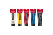 Luovat leikit - Bruynzeel Amsterdam Standard Series Acrylic Paint Primary Set 120ml 5pcs. - 17791905
