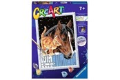 Luovat leikit - Ravensburger CreArt Paint by Numbers - Friends in the Stable - 202171