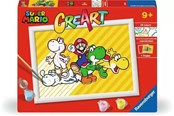 Luovat leikit - Ravensburger CreArt Paint by Numbers - Super Mario - 238880