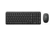 Näppäimistöt - Logitech MK250 - keyboard and mouse set - AZERTY - French - graphite Input Device - Näppäimistö ja Hiirisetti - Ranskalainen - Musta - 920-013549