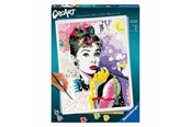 Luovat leikit - Ravensburger CreArt Paint by Numbers - Audrey Hepburn - 25526 9