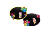 Ulkoleikit - Duckiez Chalkboard with Chalk - Smiley Face - 6390