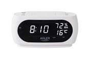 Sisustus - Adler - alarm clock - electronic - desktop - white - AD 1186w