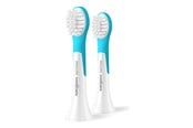 Sähköhammasharjat - Philips Hammasharjan vaihtopäät Sonicare For Kids HX6032 - replacement brushhead - white/sea - HX6032/90