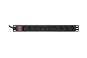 Virtakaapelit (ulkoinen) - Gembird EnerGenie EG-PDU-9F2F - power distribution unit - 16A - 3500 Watt - EG-PDU-9F2F