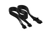 Sisäiset virtakaapelit - Corsair - power cable - 12VHPWR to 8 pin PCIe power - 65 cm - CP-8920323