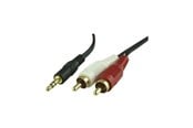 Audiokaapelit - InLine 2 x RCA male - 3.5 mm male cable 1.8 m - 301968