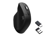 Hiiret - Keychron M6 Silent - Light 86g Wireless 1K - Ergonominen hiiri - Optinen - 6 painiketta - Musta - M6S-A1