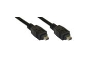 USB kaapelit - InLine Firewire/DV cable ieee1394 400Mbps 3.0m 4/4-pin - FW-15